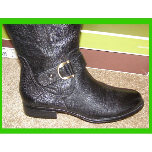 New w/box Naturalizer wide shaft riding boots 9 - Picture 2 of 8